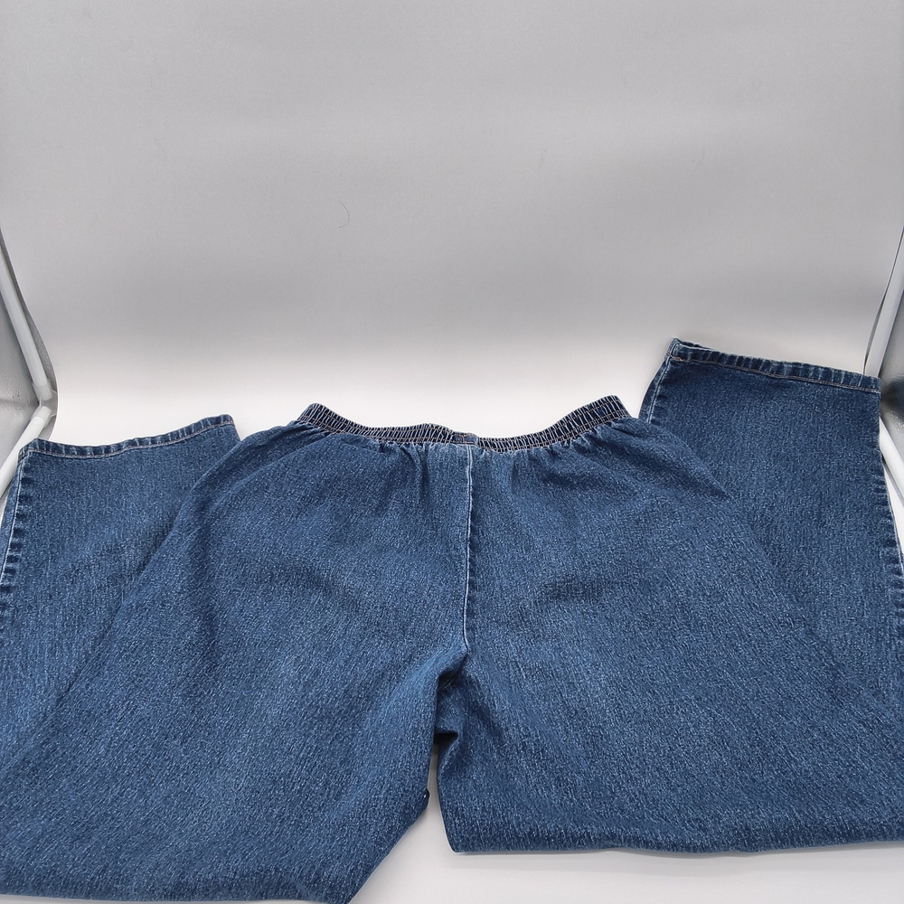 Vintage Tradition Country Collection High-Waisted Embroidered Pull-On Jeans - Picture 4 of 6